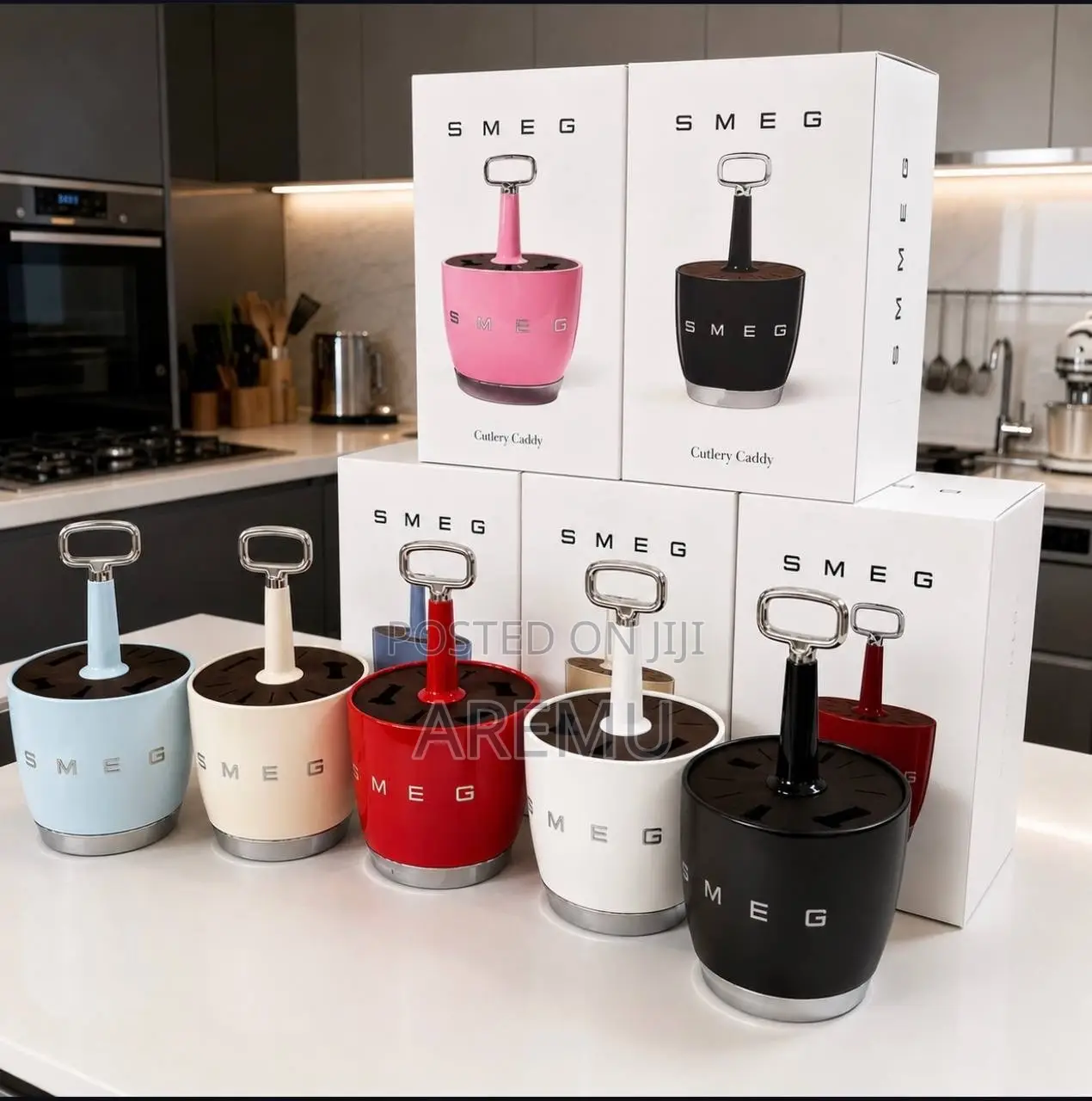 SMEG 24pcs Cutlery Set With Stand