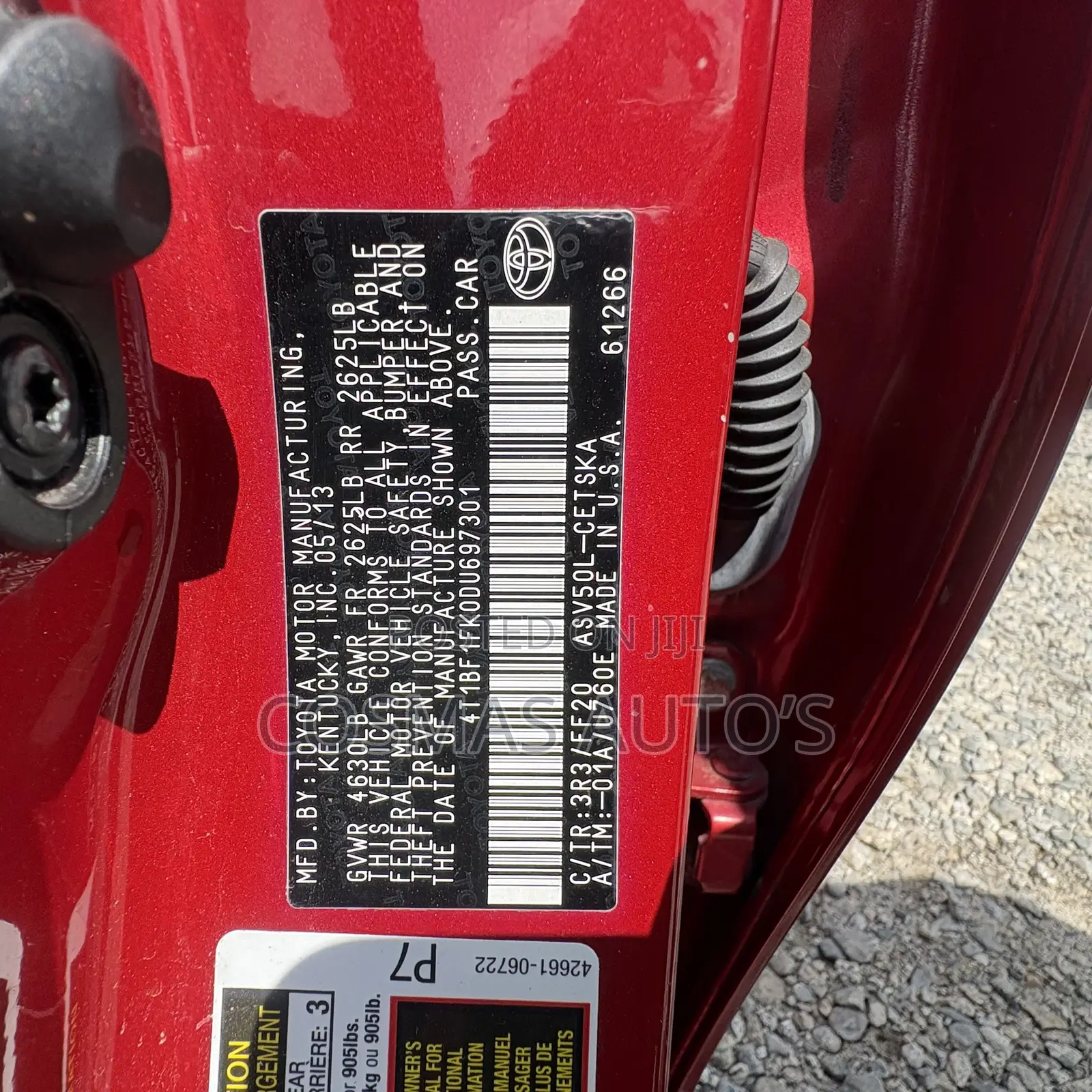 Toyota Camry SE 4dr Sedan (2.5L 4cyl 6A) 2013 Red