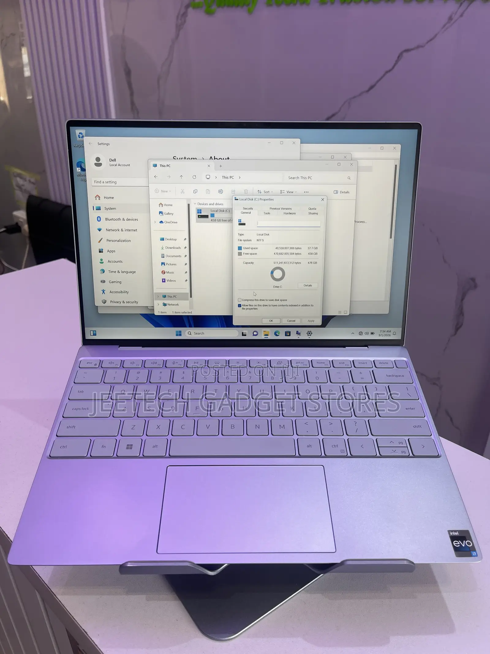 Laptop Dell XPS 13 16GB Intel Core i7 SSD 512GB