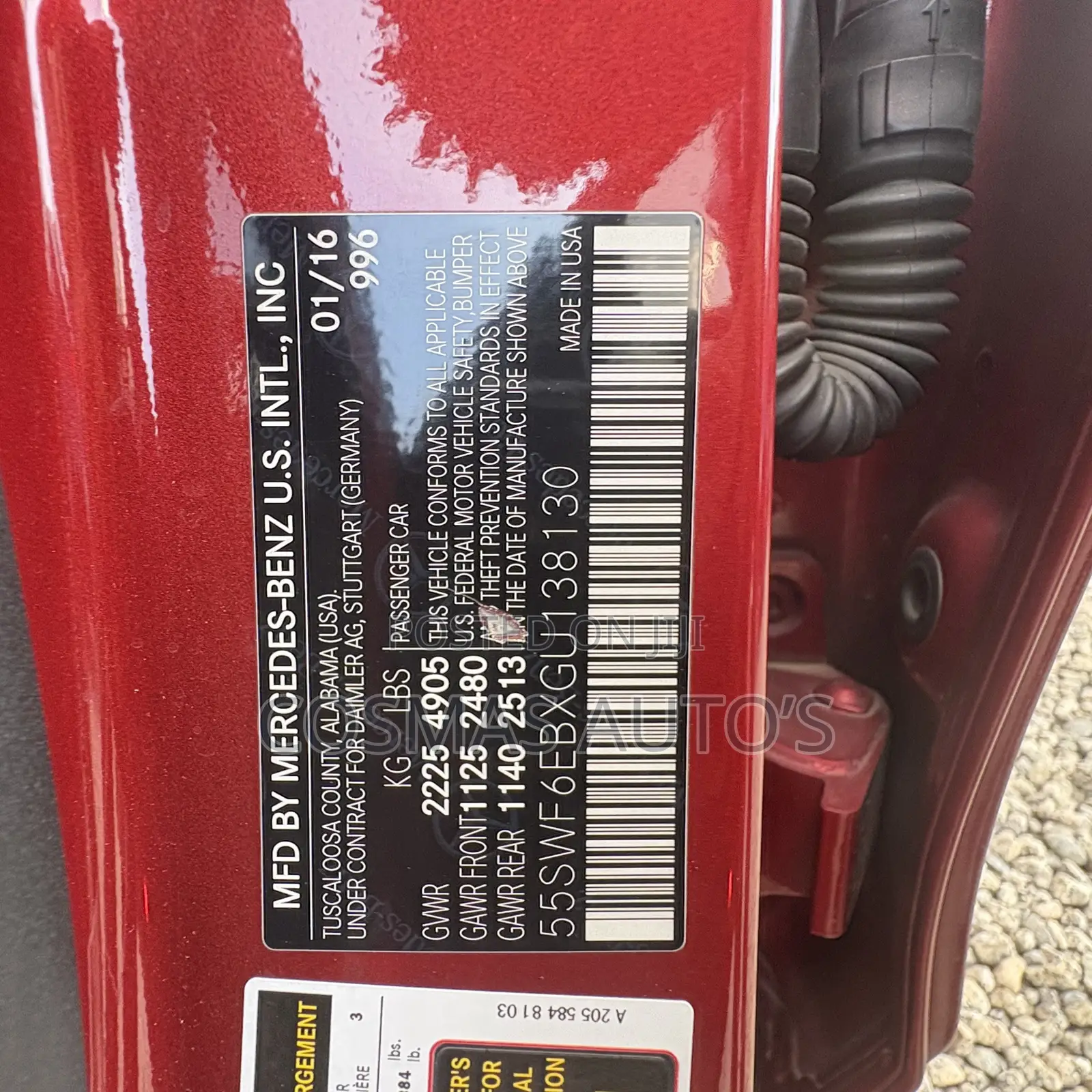 Mercedes-Benz C450 2016 Red