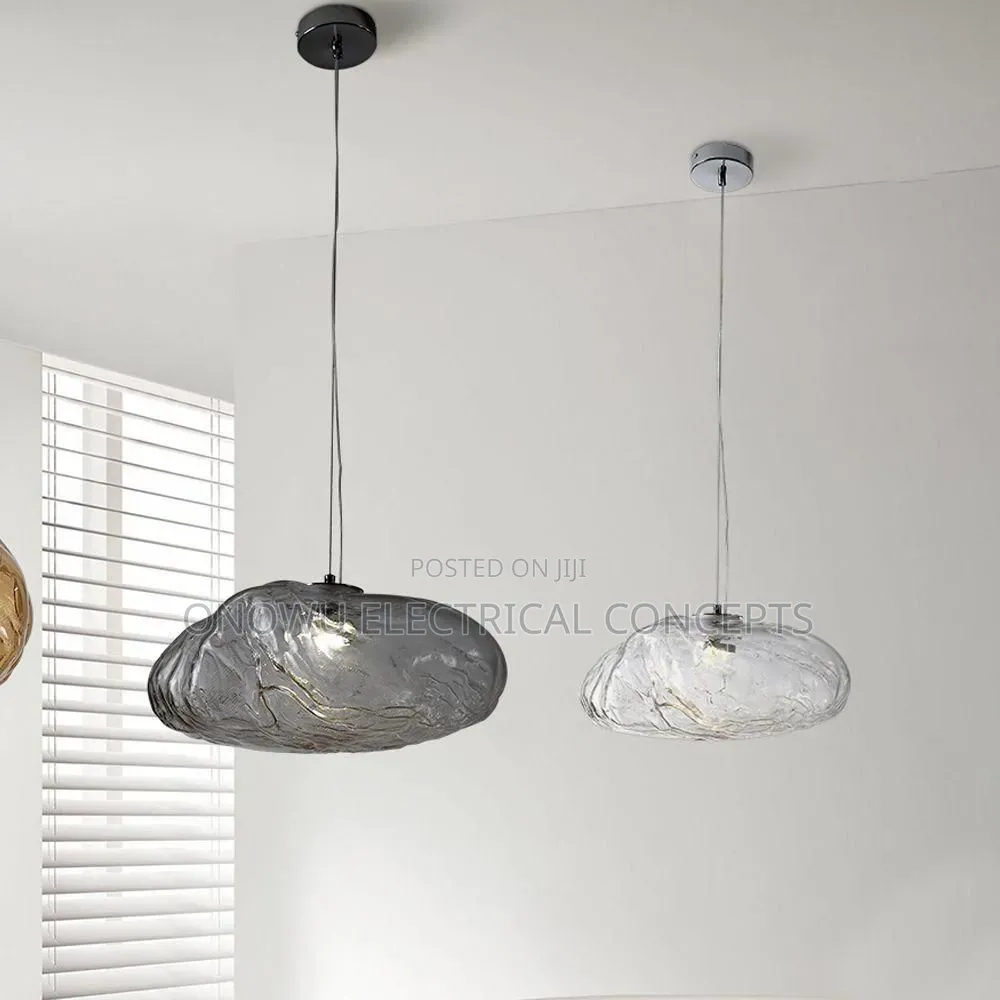 Modern Rings Led Pendant Lamps Glass Balls for Table Dining Room Kitch