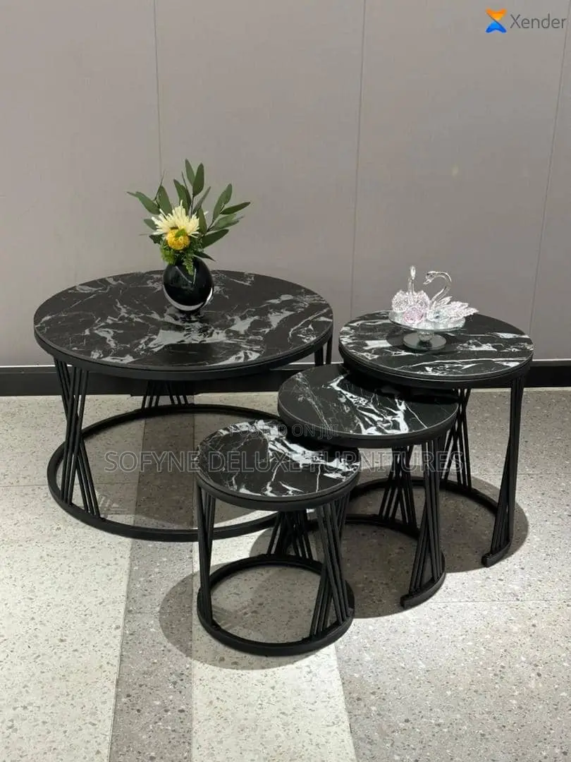 Center Table With Stools