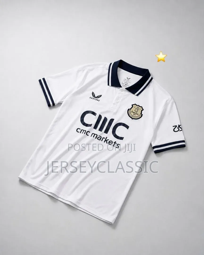 Everton FC White Home Jersey 2026/27 – Premium Football Shirt