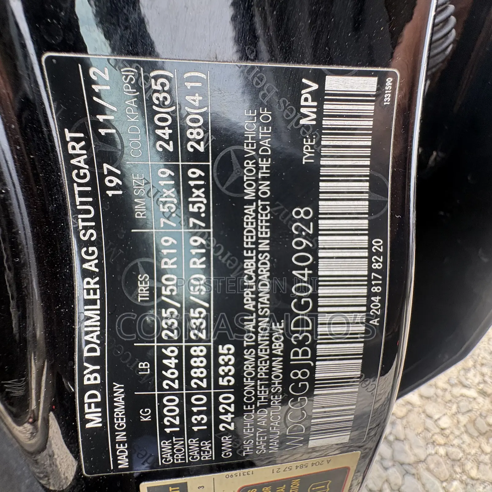 Mercedes-Benz GLK-Class 350 4MATIC 2013 Black
