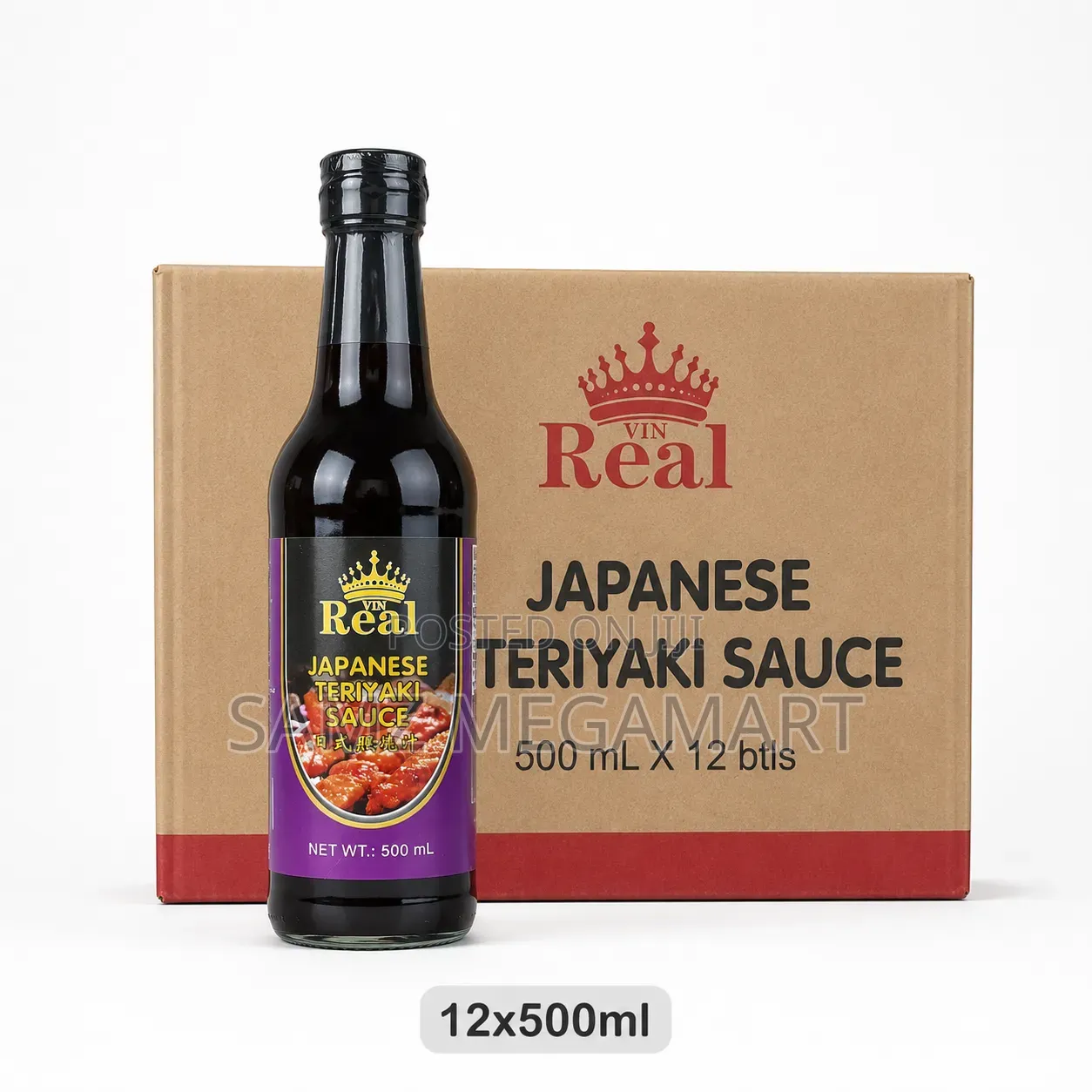 Vin Real Japanese Teriyaki Sauce 12x500ml