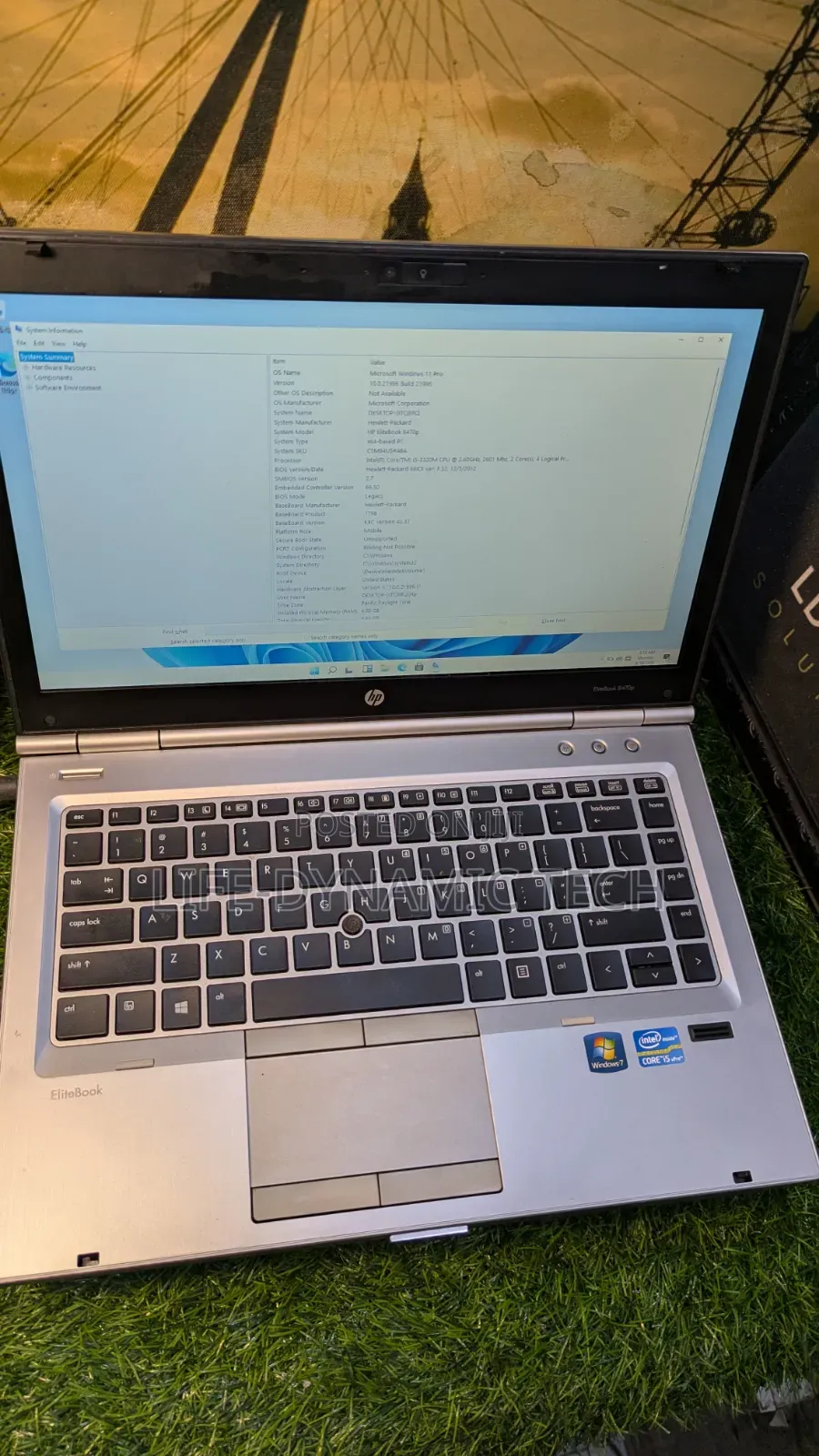 Laptop HP EliteBook 8470P 8GB Intel Core i5 HDD 500GB