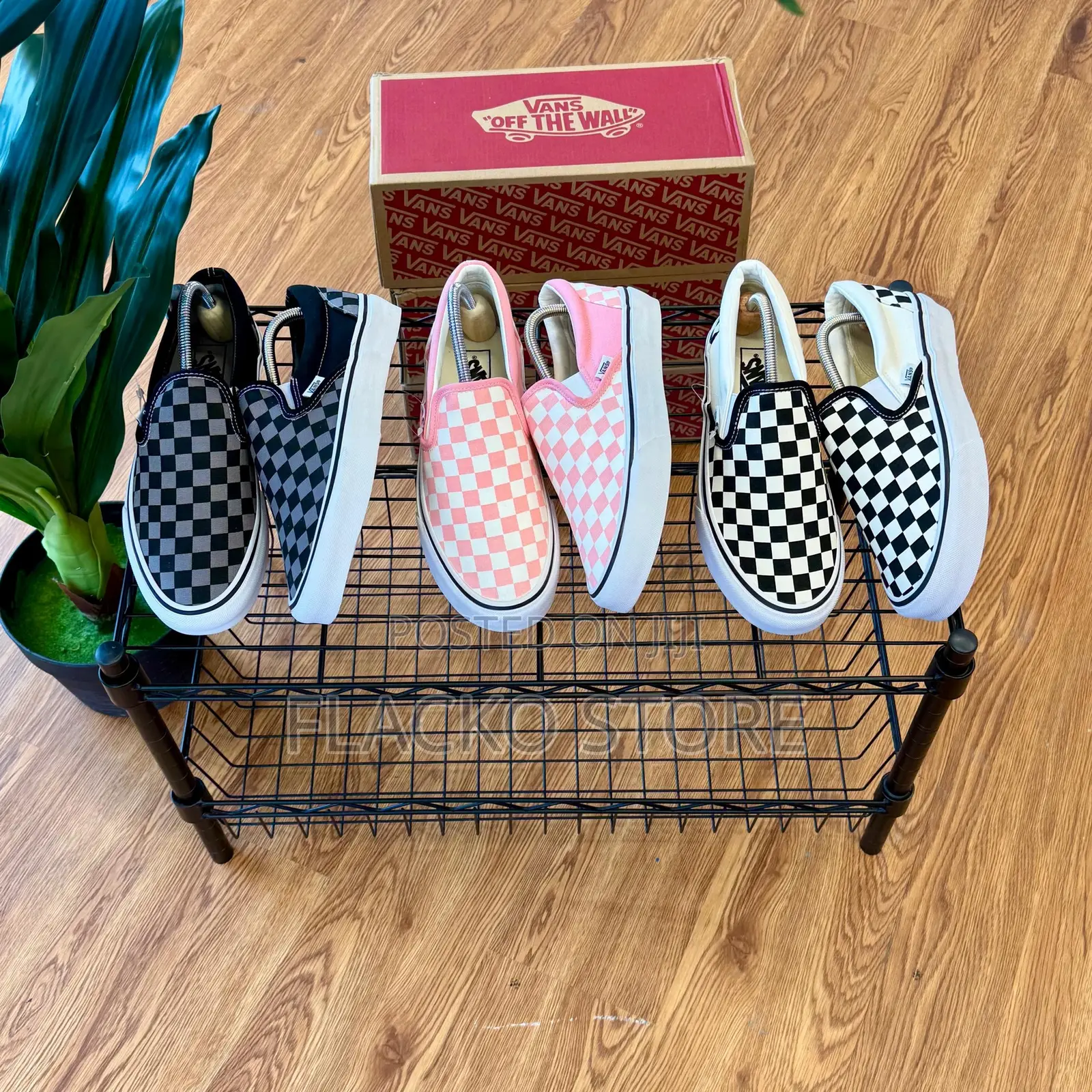High Quality Vans Classic Slip-Ons 98 Checkerboard Sneakers