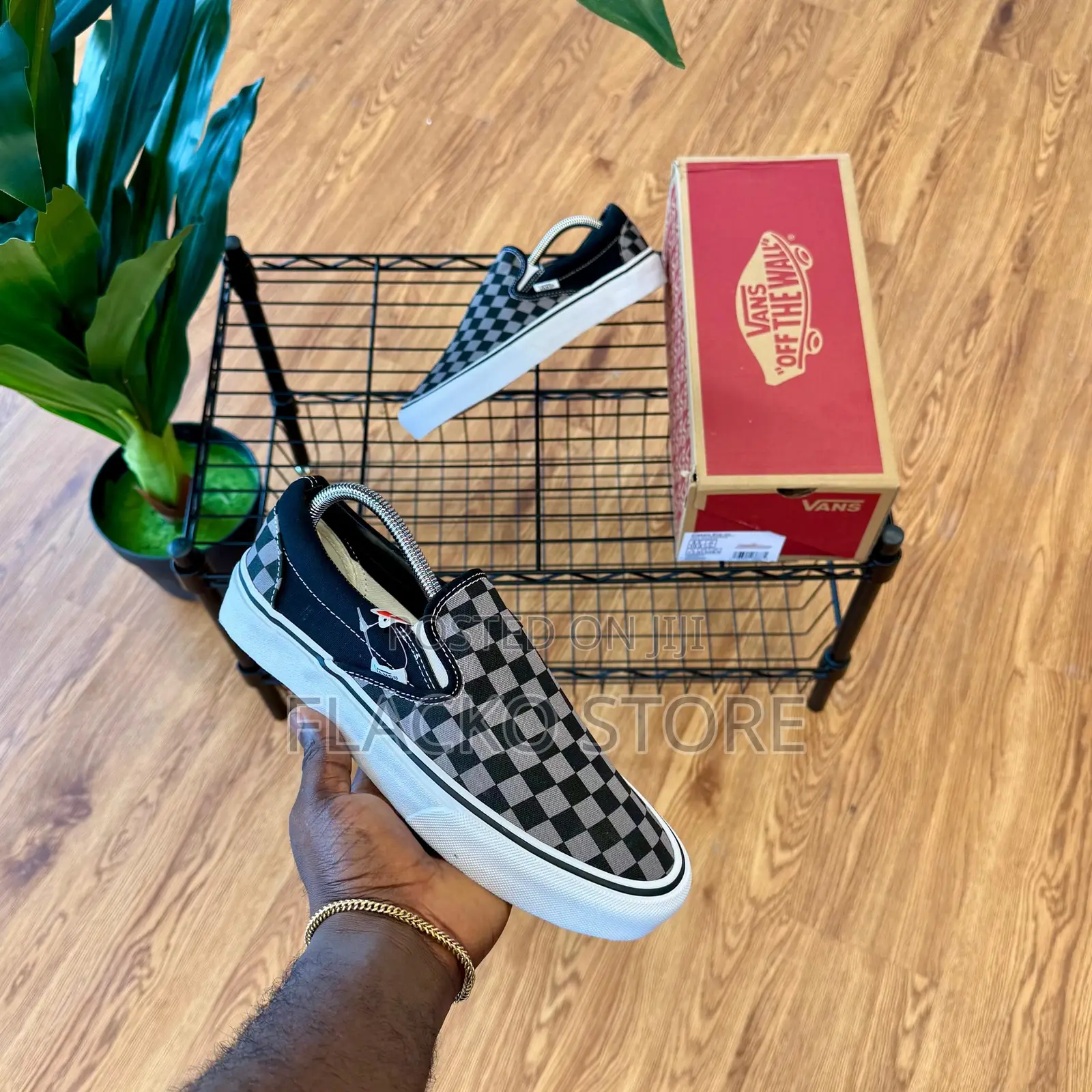 High Quality Vans Classic Slip-Ons 98 Checkerboard Sneakers