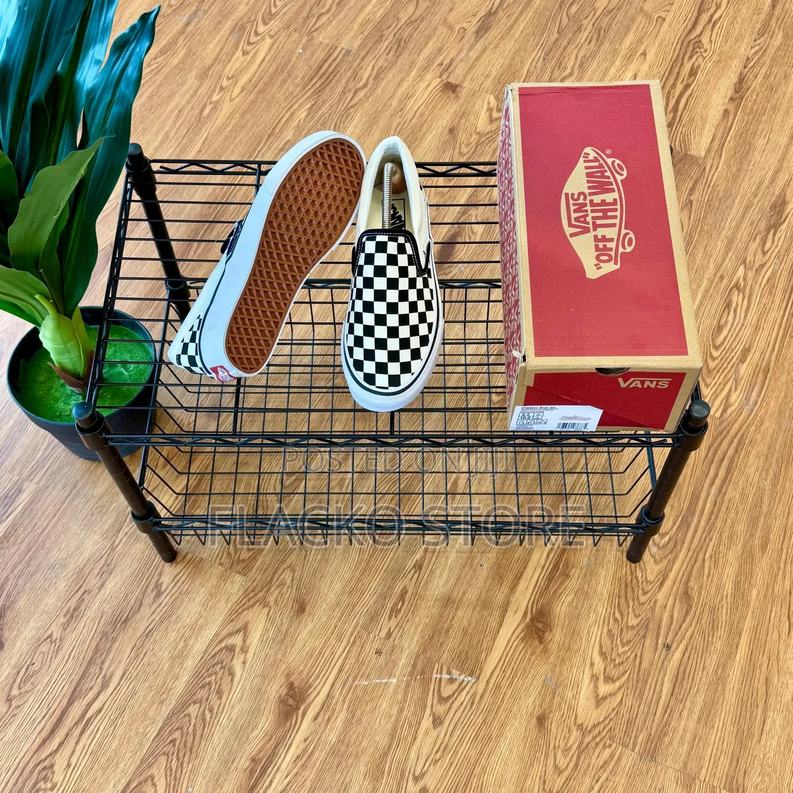 High Quality Vans Classic Slip-Ons 98 Checkerboard Sneakers