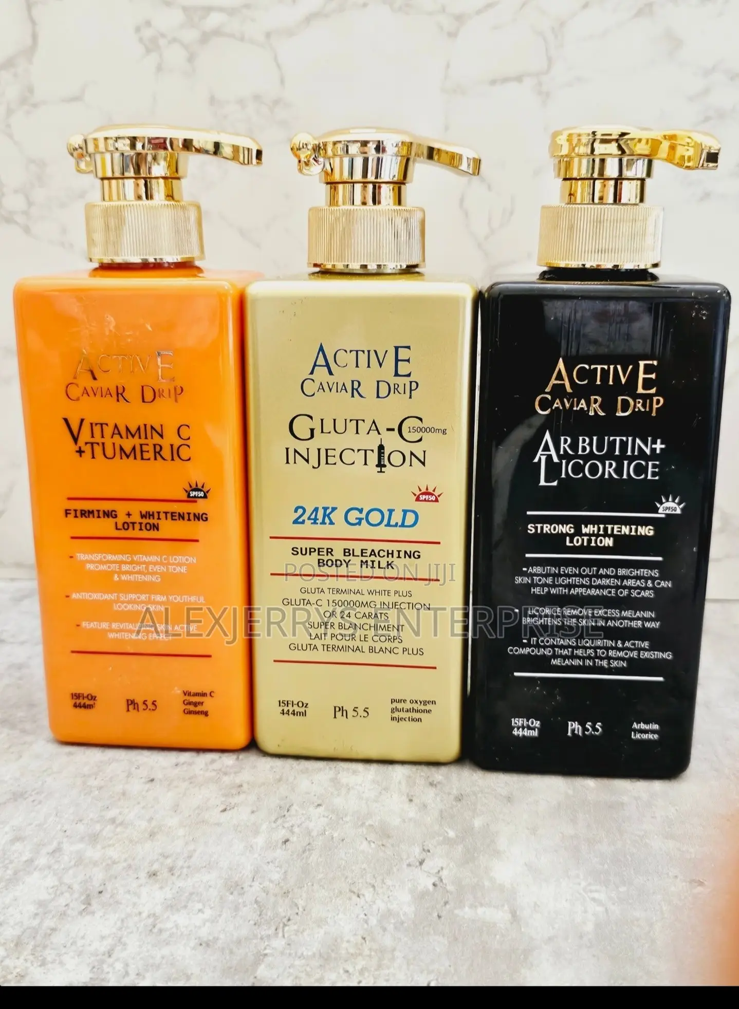 Active Caviar Drip Skin Lightening & Whitening Body Lotion 444ml