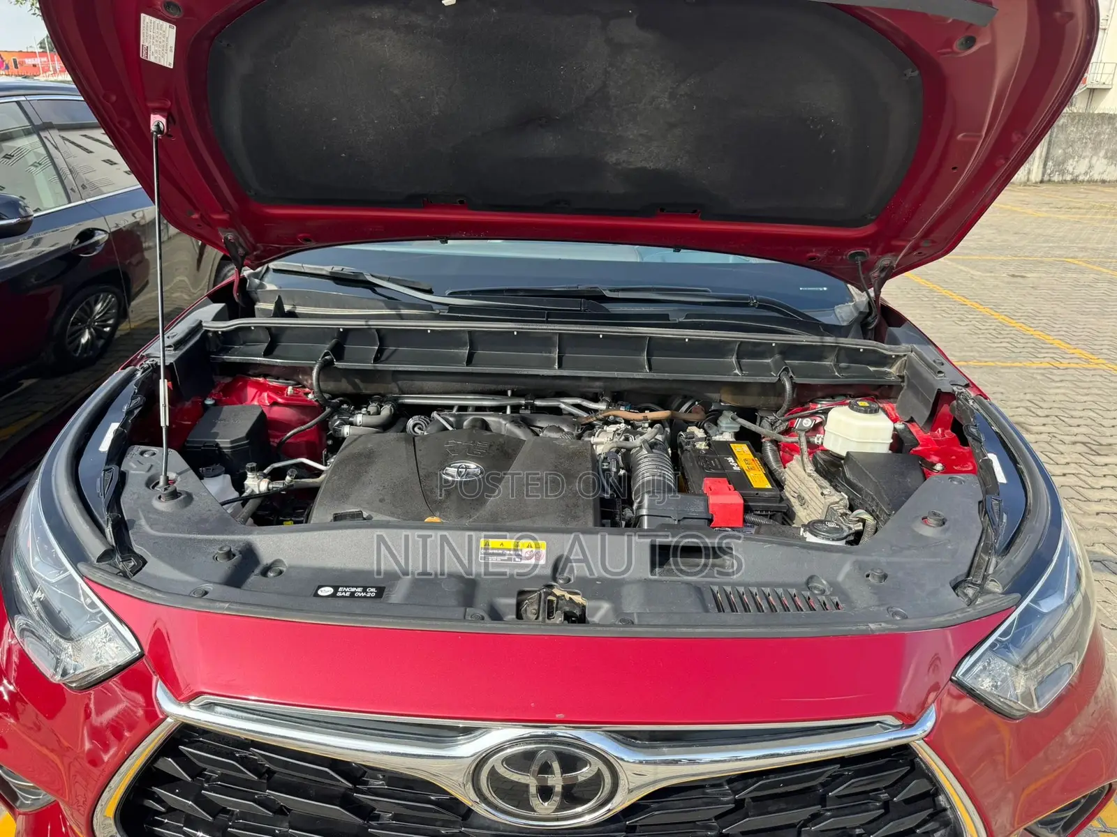 Toyota Highlander Platinum 2021 Burgundy