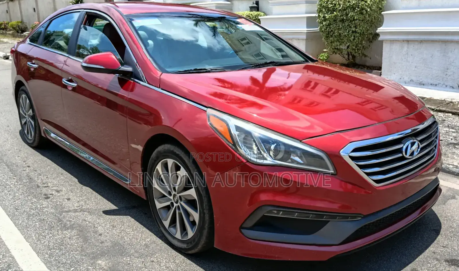 Hyundai Sonata 2015 Red