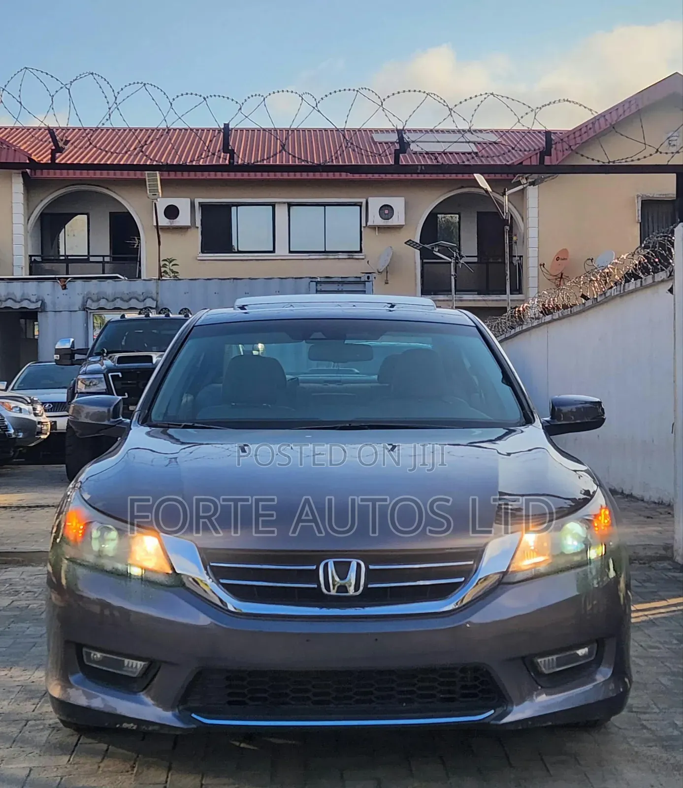 Honda Accord EX-L V-6 4dr Sedan w/Navigation (3.5L 6cyl 6A) 2014 Gray