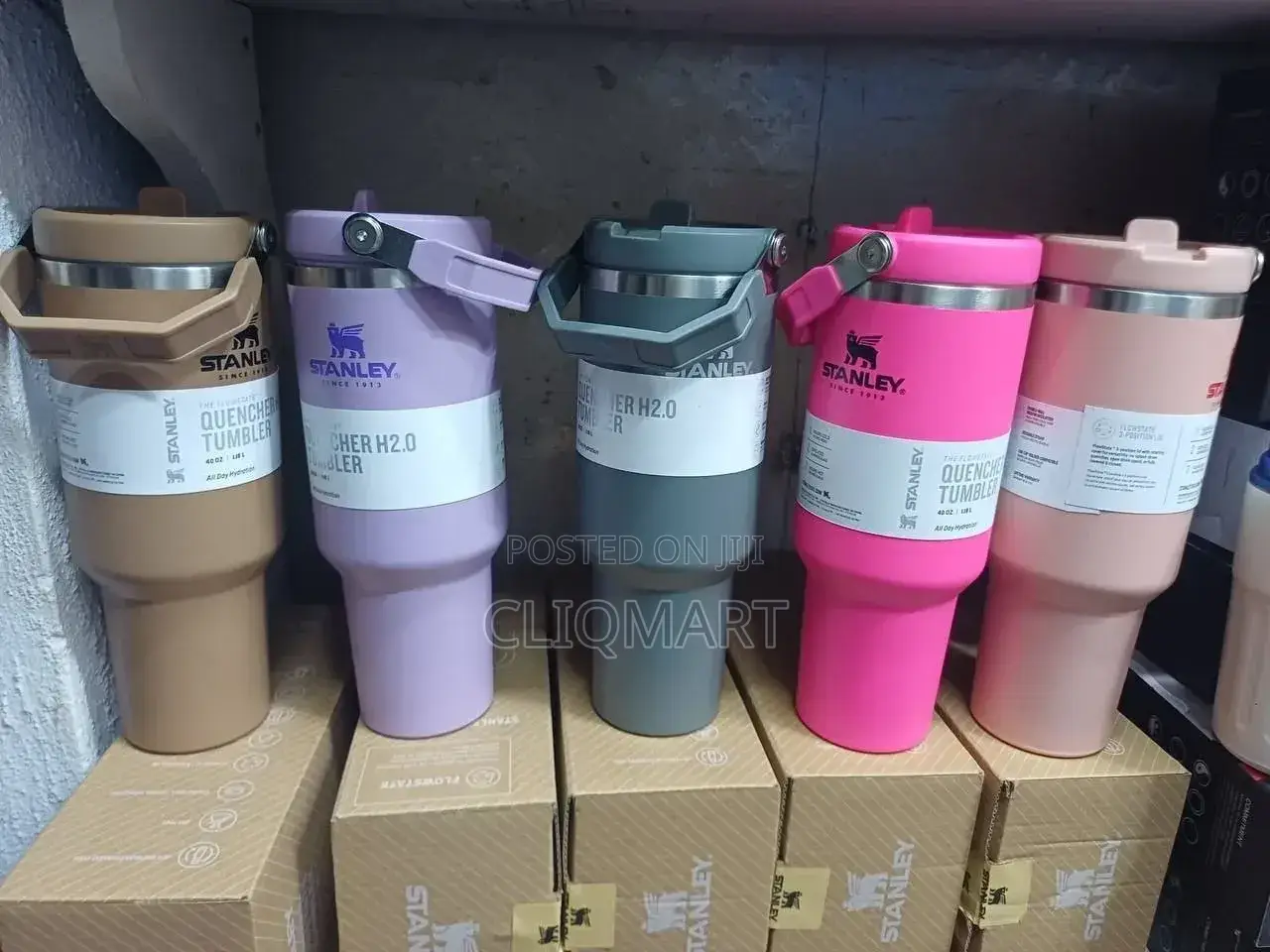 STANLEY Quencher W/Bucket Handle – 30oz Large Insulated Mug With Straw