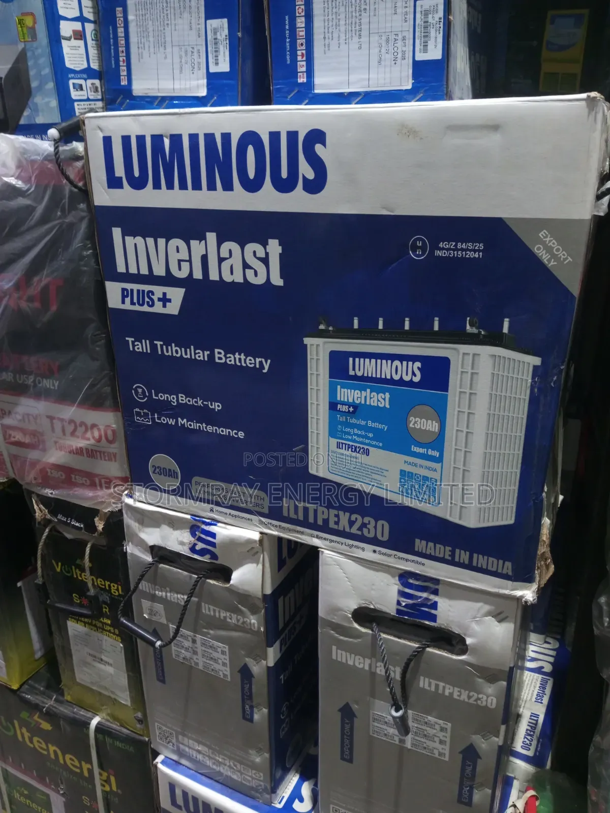 Luminous Inverlast Tubular Battery