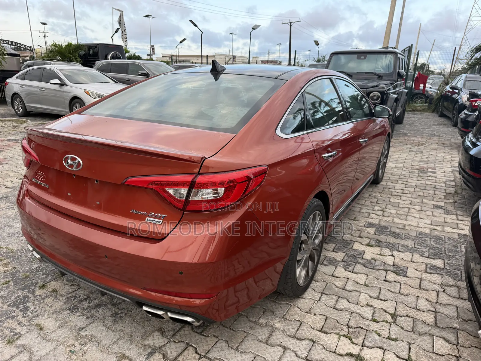 Hyundai Sonata Limited 2.0T 4dr Sedan (2.0L 4cyl Turbo 6A) 2015 Orange