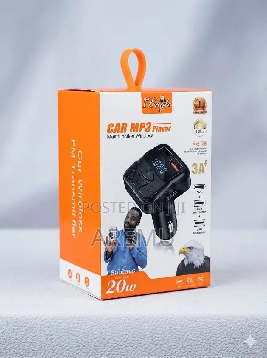 1st Eagle Car Mp3 Player + Phone Charger Multifunctional Wireless.