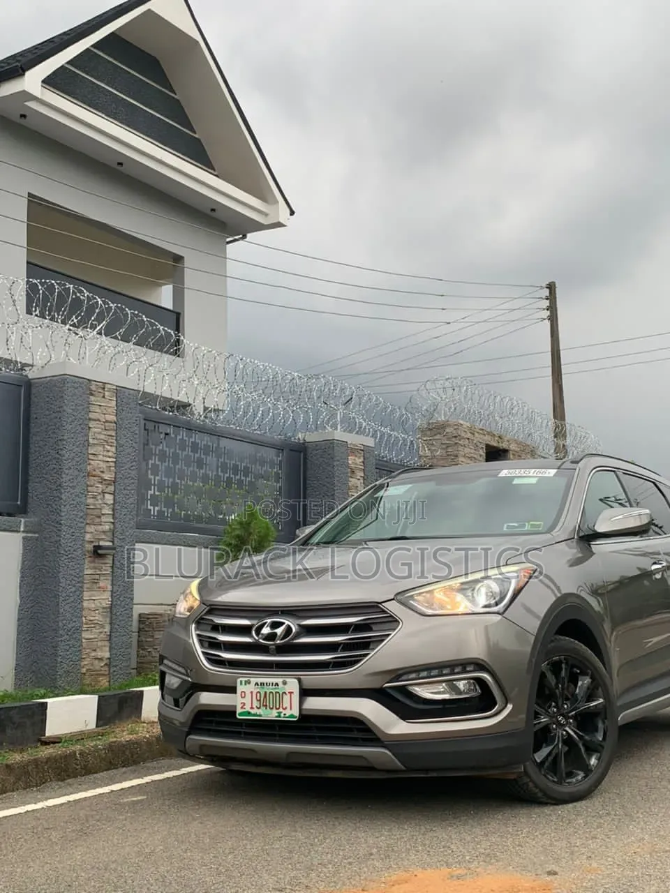 Hyundai Santa Fe SE AWD 2017 Gray