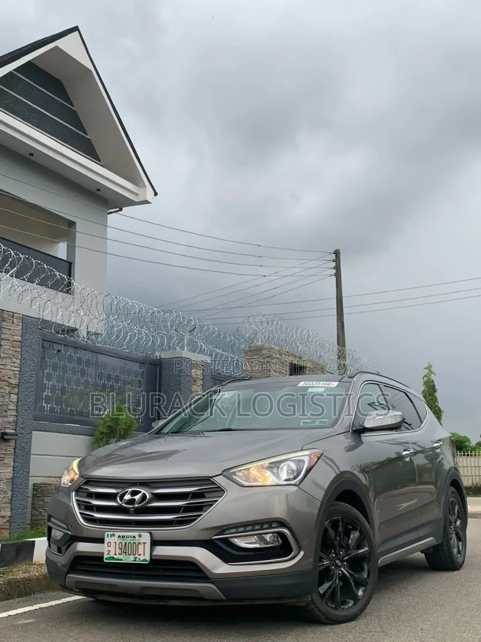 Hyundai Santa Fe SE AWD 2017 Gray