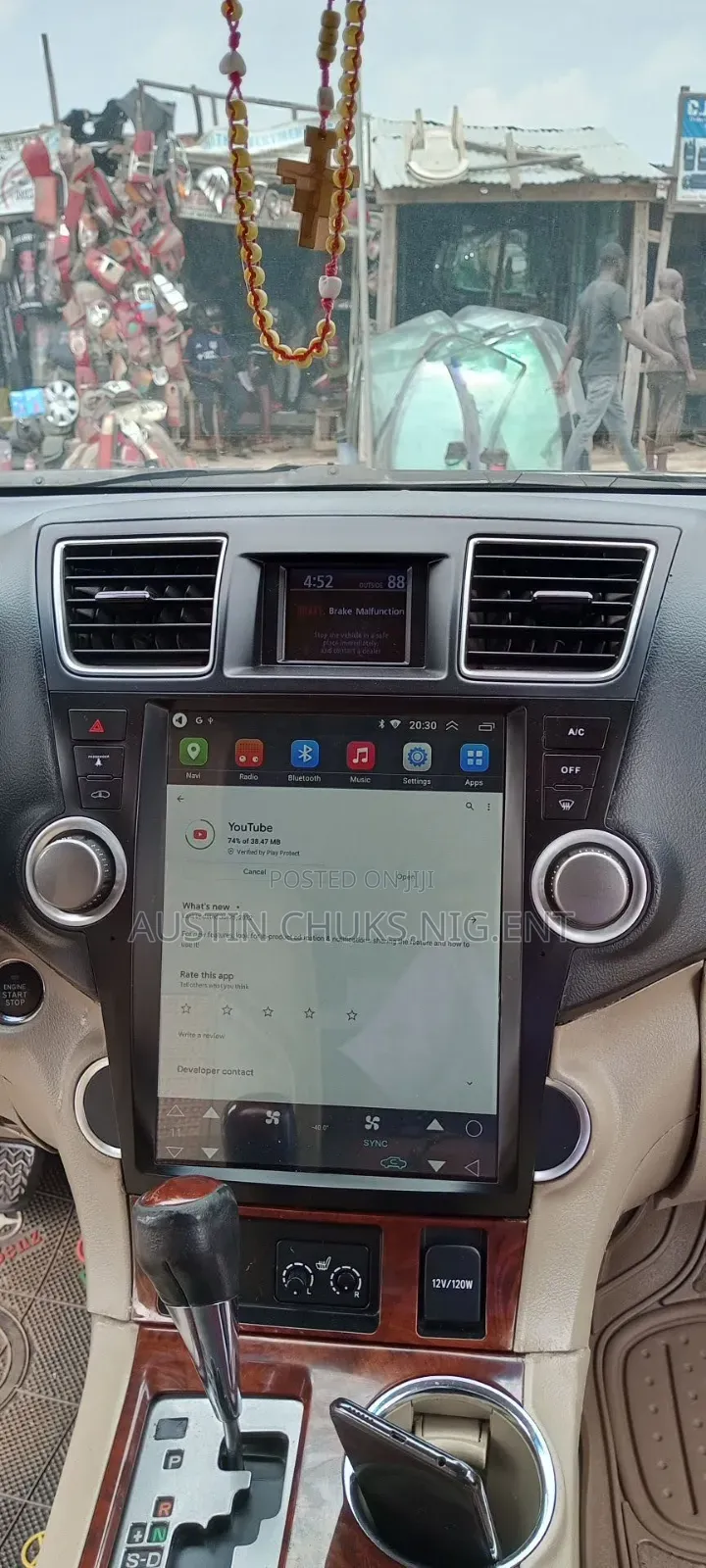 Toyota Highlander Android Tesla Headunit for (2008-2012) Model