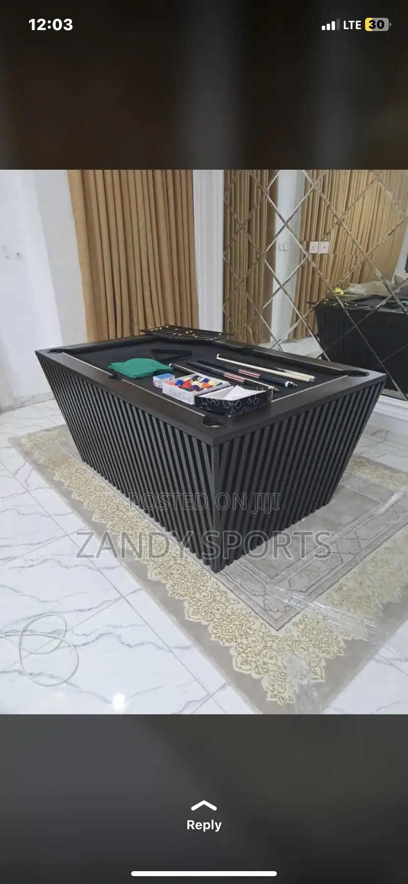 Locally Made Snooker Board