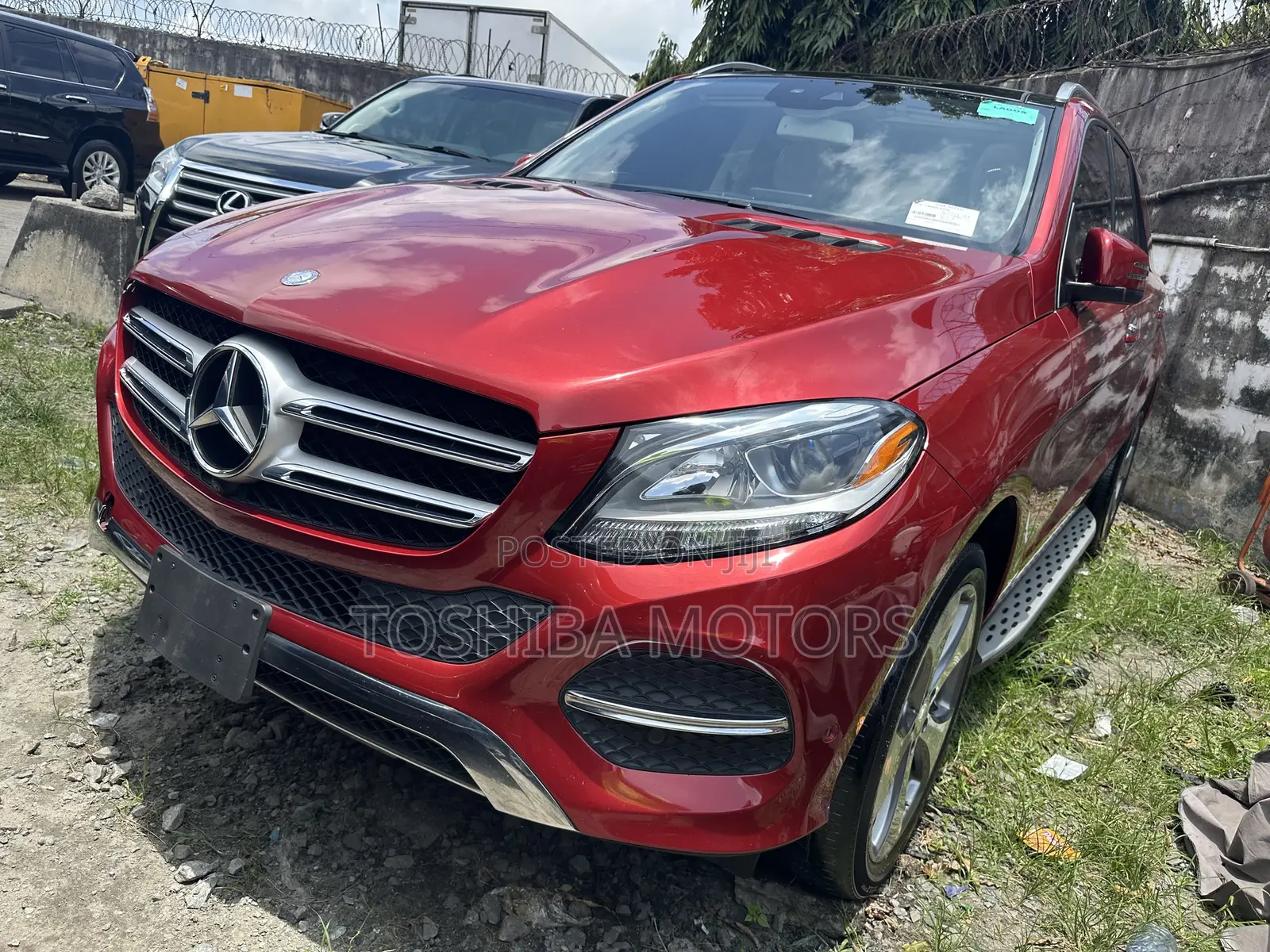 Mercedes-Benz GLE-Class GLE 350d 4MATIC 2017 Red