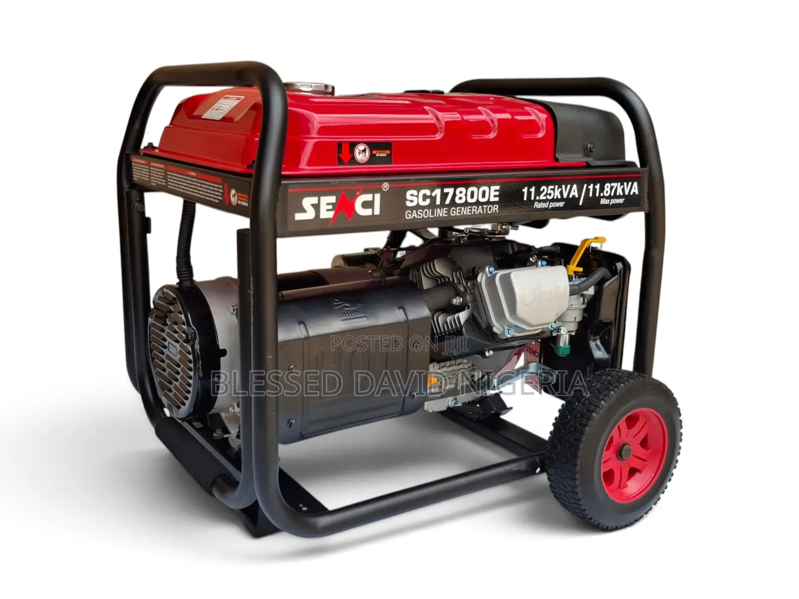 Original Senci SC17800E 11.25kva / 11.87kva Key Start Petrol Generator