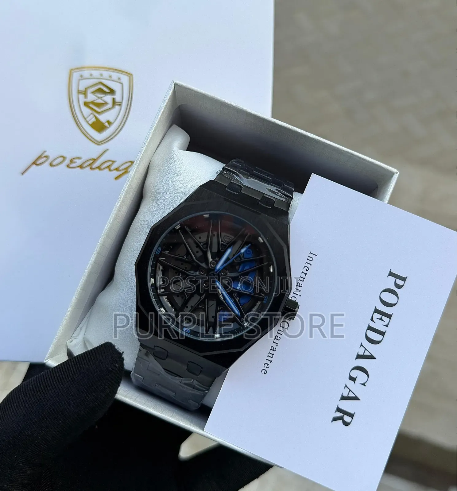 Poedagar Spinning Dial Wristwatches