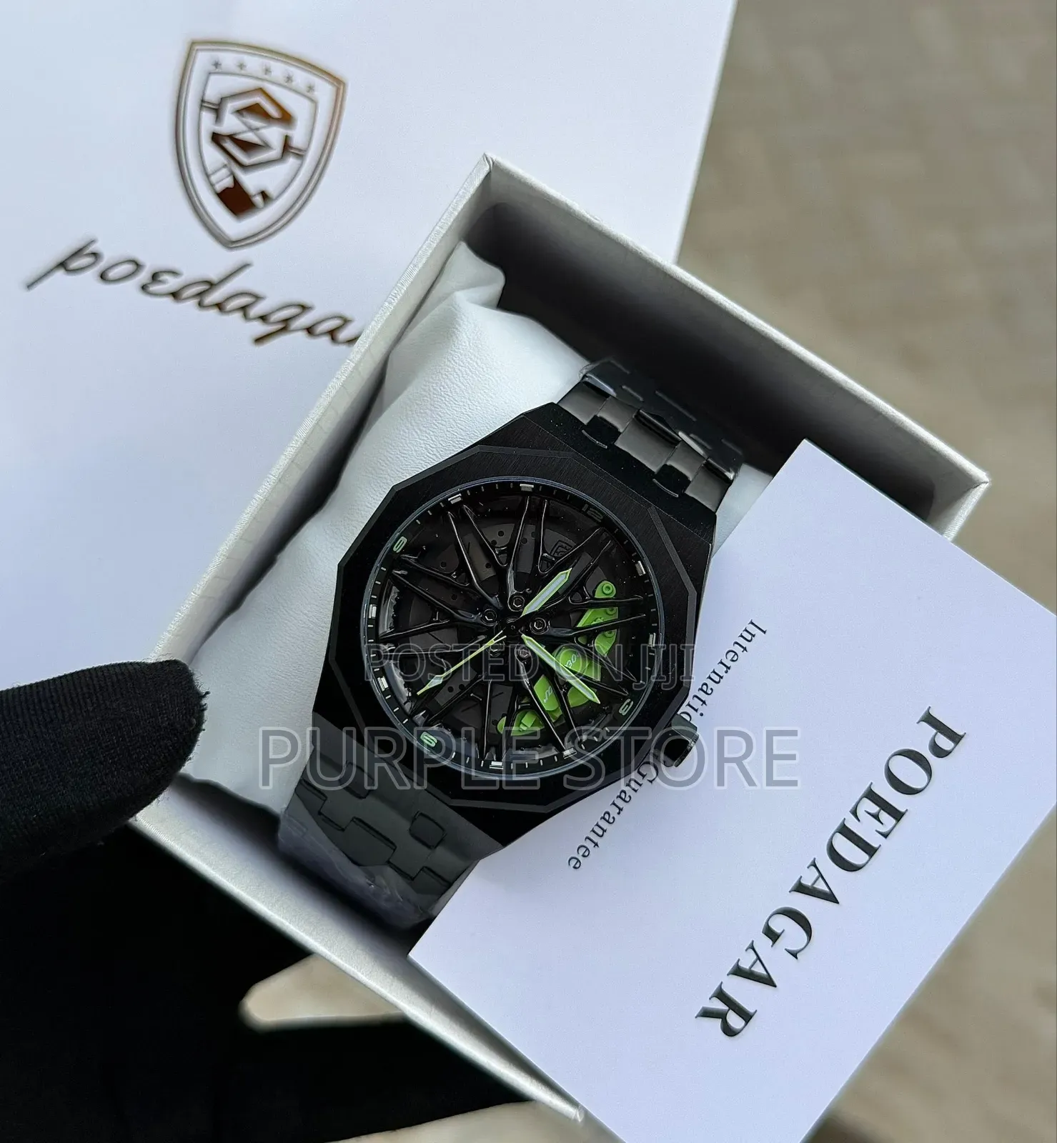 Poedagar Spinning Dial Wristwatches