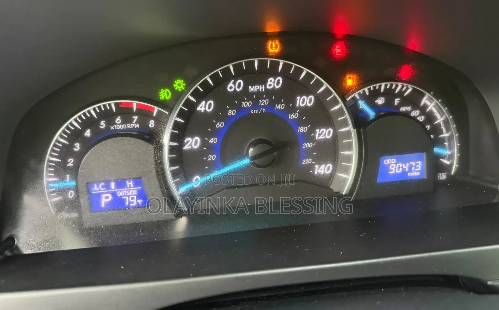 Toyota Camry XLE V6 4dr Sedan (3.5L 6cyl 6A) 2013 Blue