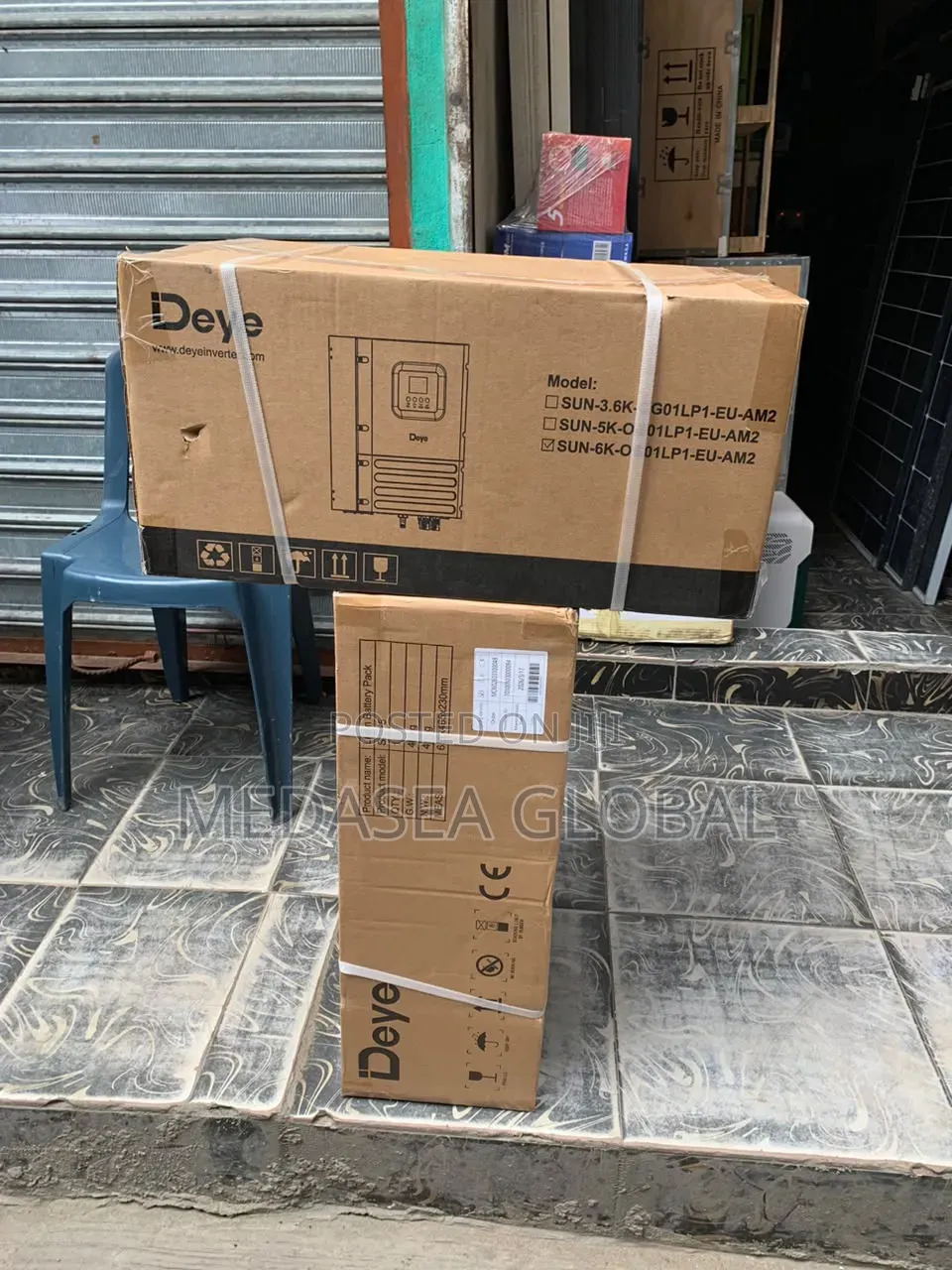 Deye 6kva Inverter 5kwh Lithium Battery