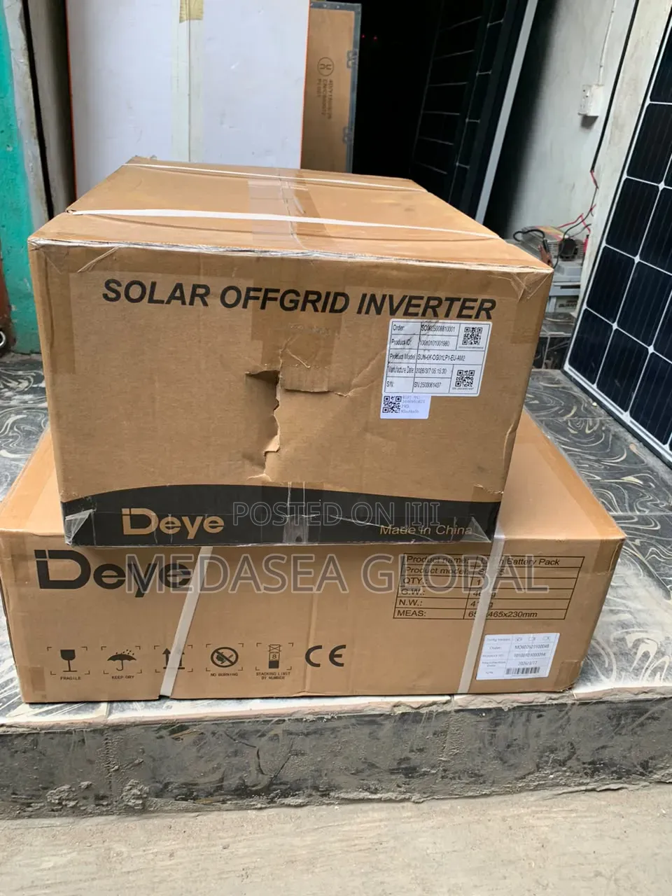 Deye 6kva Inverter 5kwh Lithium Battery