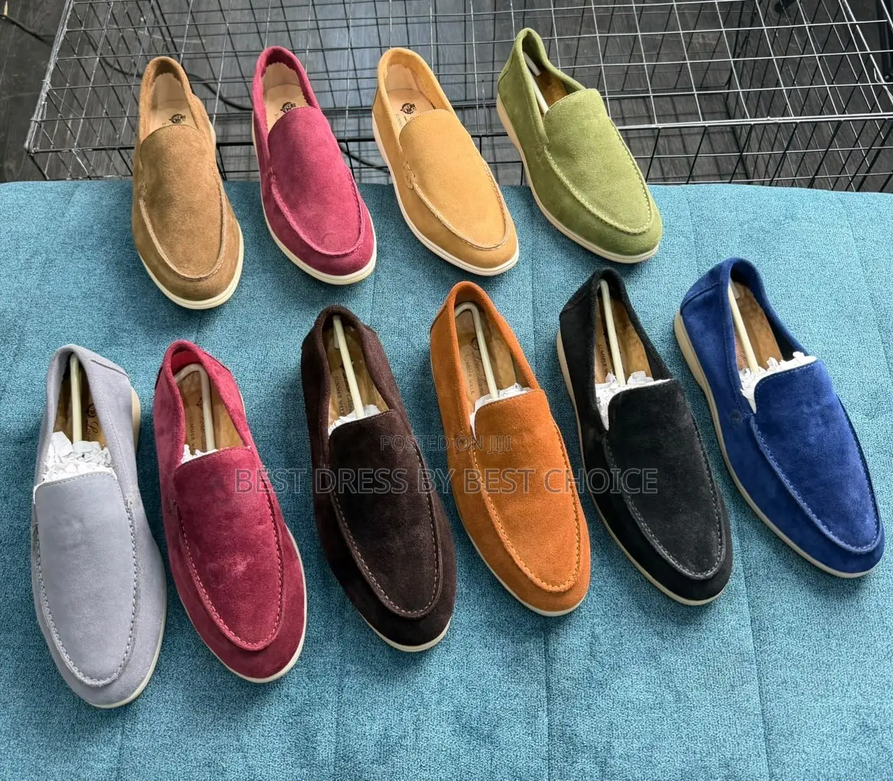 Loro Piana Summer Charms Walk Suede Loafers  NOW AVAILABLE IN STORE