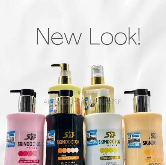 SkinDoctor Paris Body Lotion 400ml – Gold, Gluta Glow & Carrot
