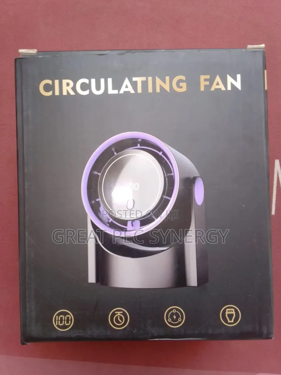 Portable Self Circulating Fan