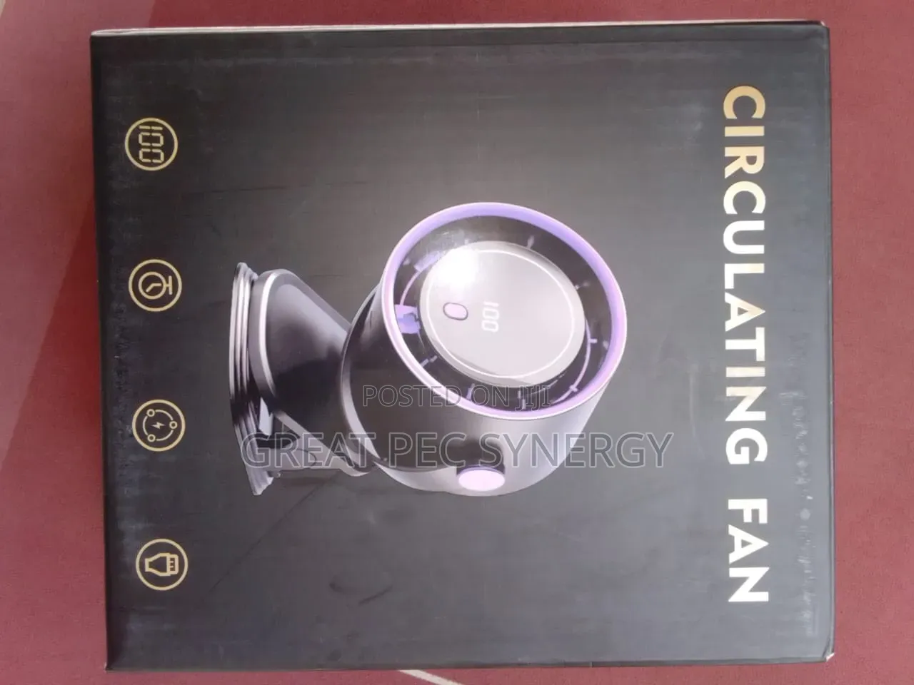 Portable Self Circulating Fan