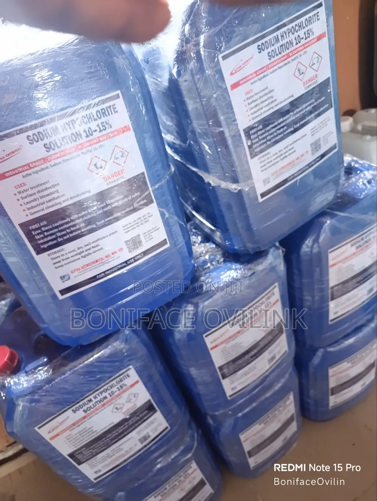 Sodium Hypochlorite Solution 10-15%