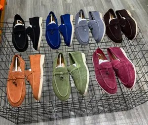 Loro Piana Summer Walk Suede Loafers  NOW AVAILABLE IN STORE 
