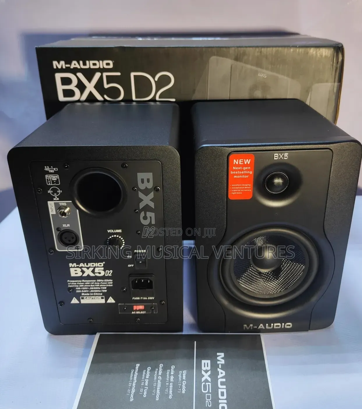 BX5-D2 Active M-Audio Studio Monitor Speaker 70watts