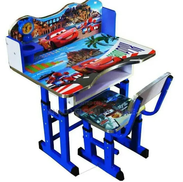 Character Table and Chair for Children. 3 to 6 Years Old Child