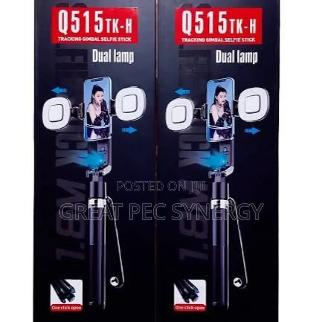 Q515 Tracking Gimbal Selfie Stick - Ai Face Tracking (Tripod)