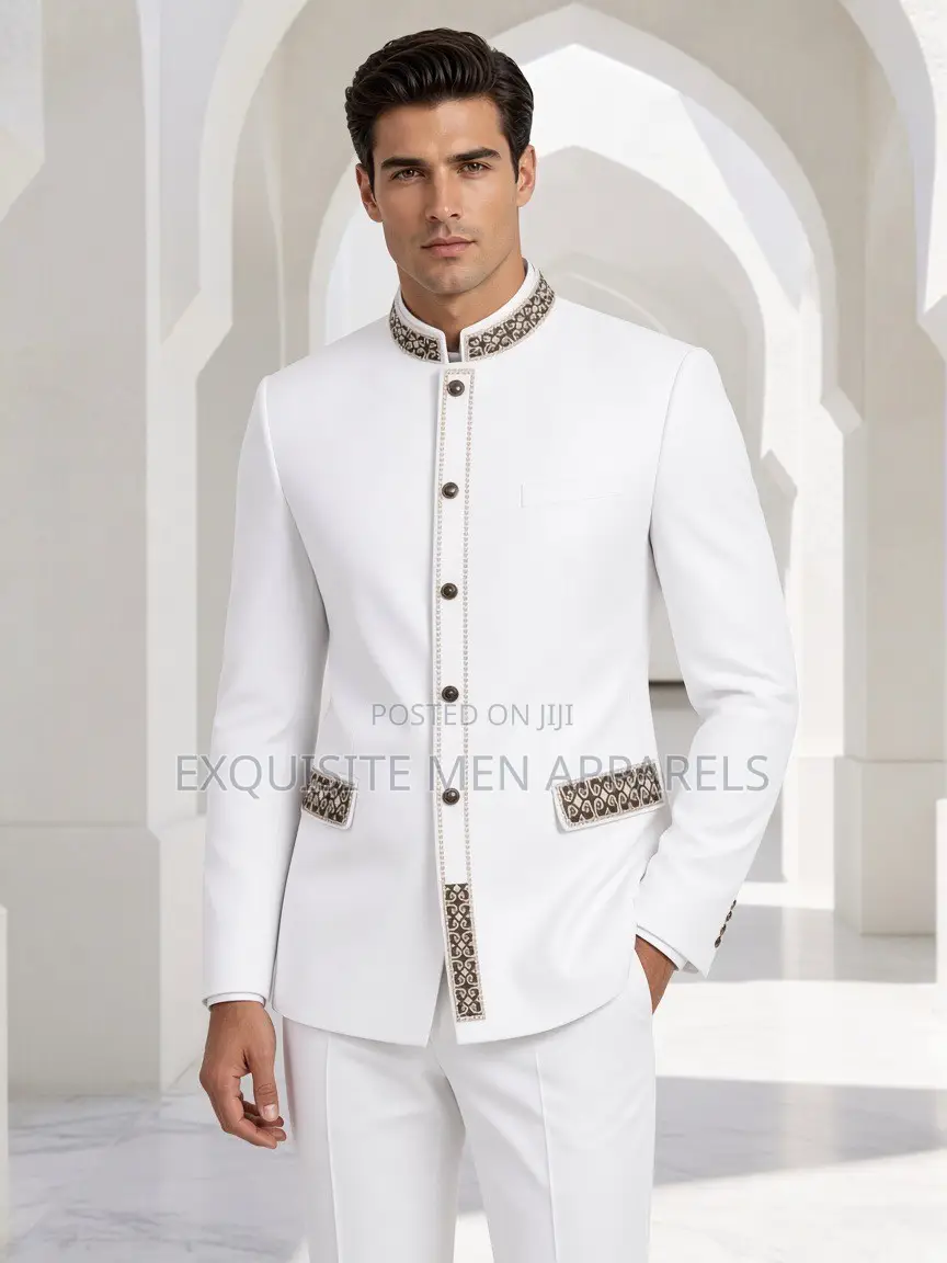 Latest Designers Turkish Style Safari Men’s Suit