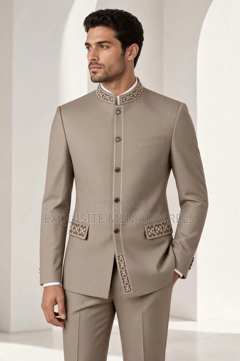 Latest Designers Turkish Style Safari Men’s Suit