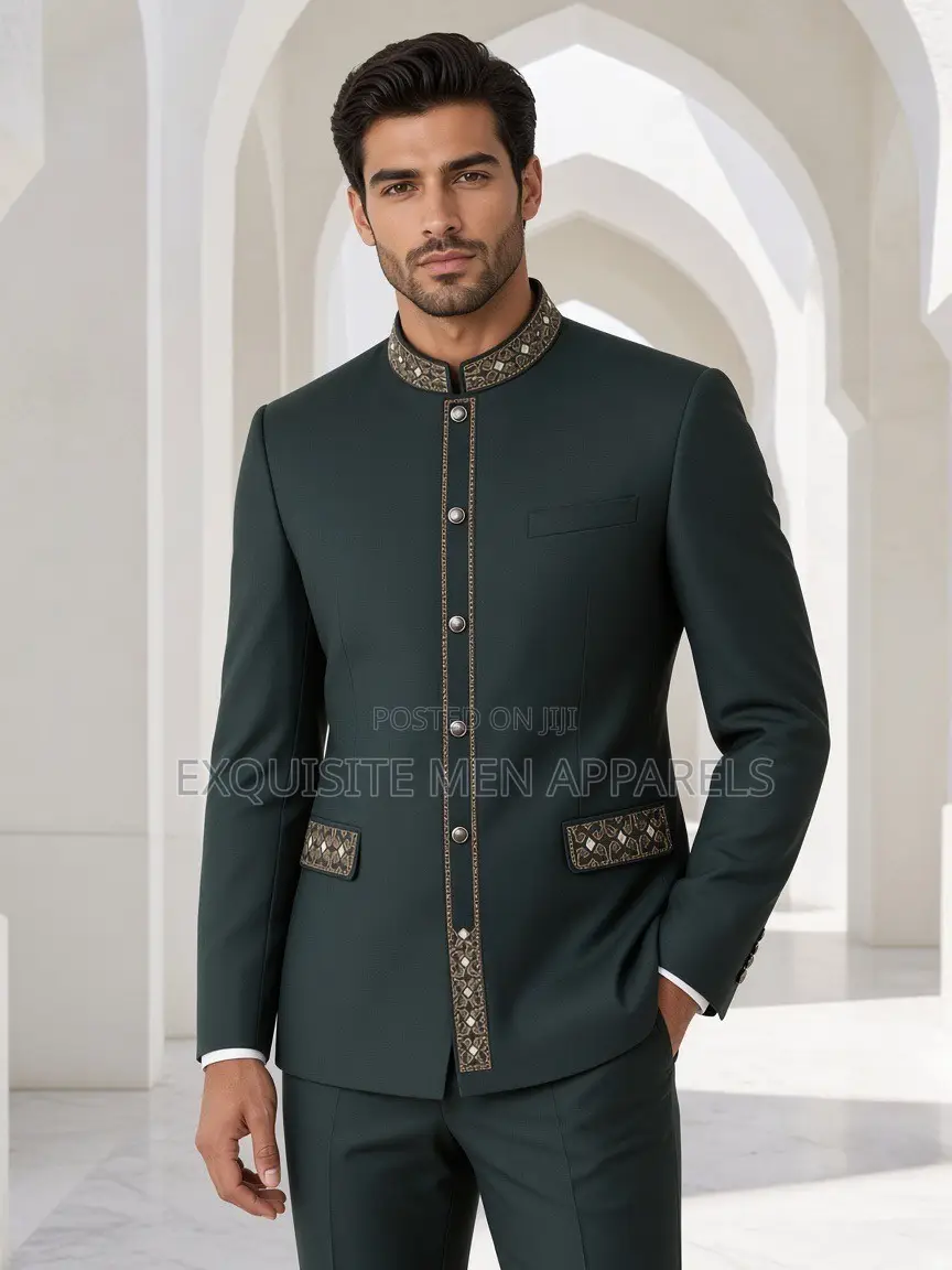 Latest Designers Turkish Style Safari Men’s Suit