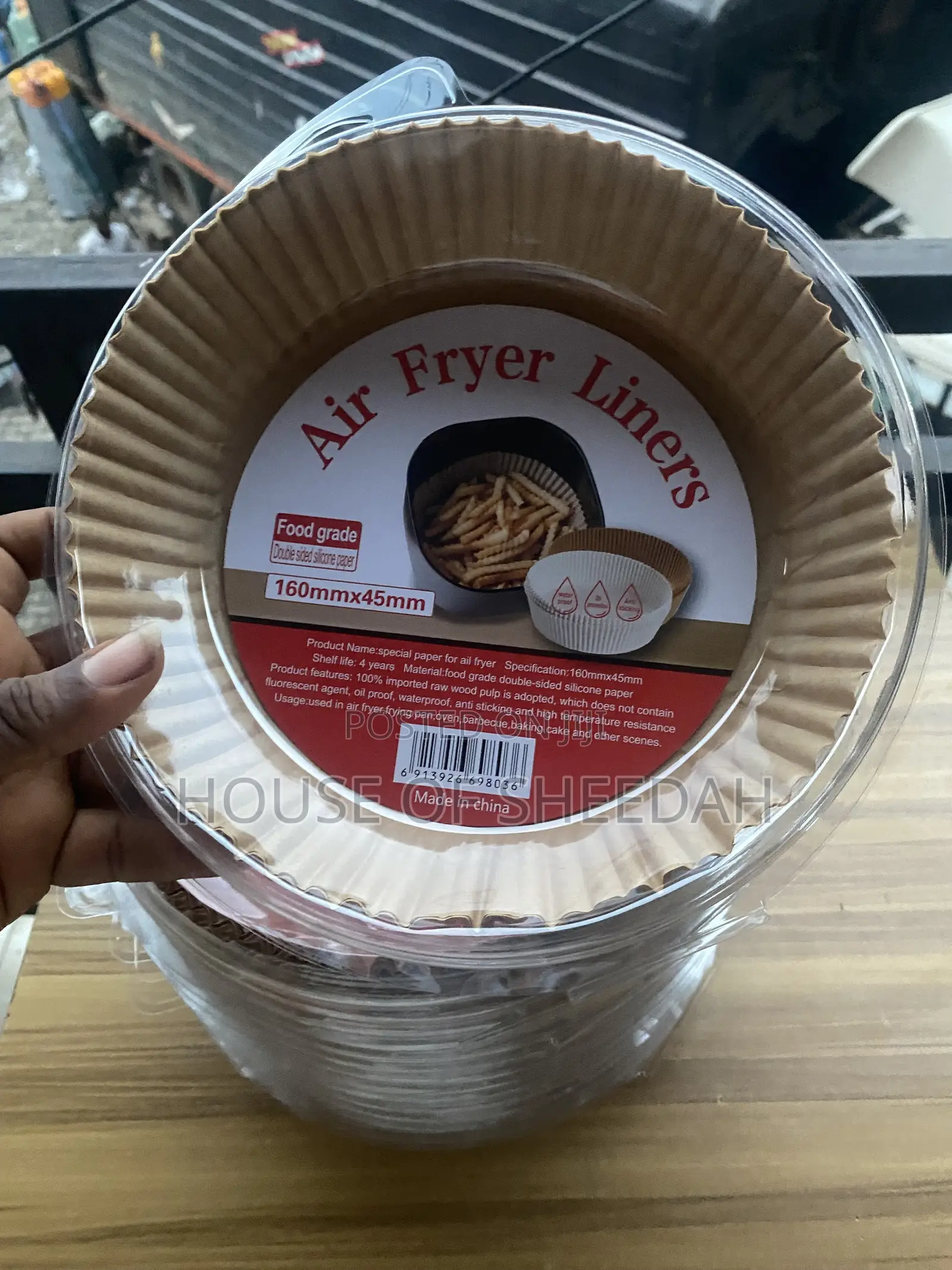 Disposable, Parchment Paper Air Fryer Liners (50pcs)