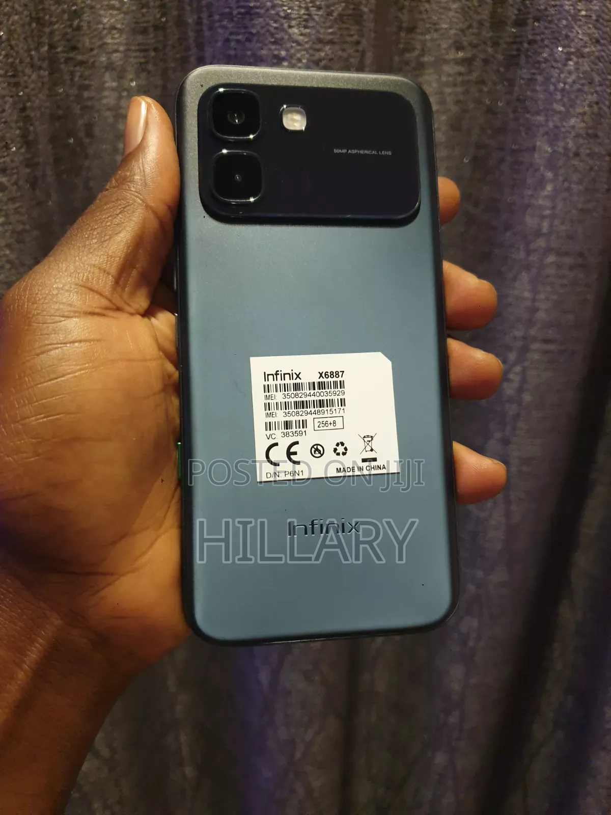 New Infinix Note Edge 256 GB Gray