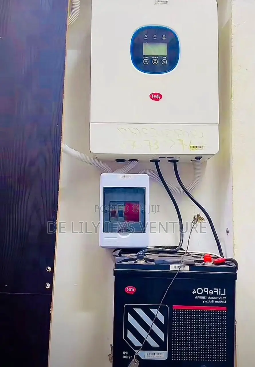 Itel 1.3kwh 1.5kva Hybrid Inverter With 600w Solar Panel Cable Breake