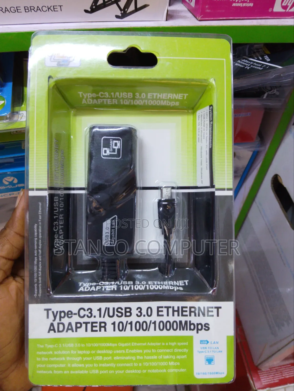 Type-C3.1/Usb3.0 ETHERNET Adapter
