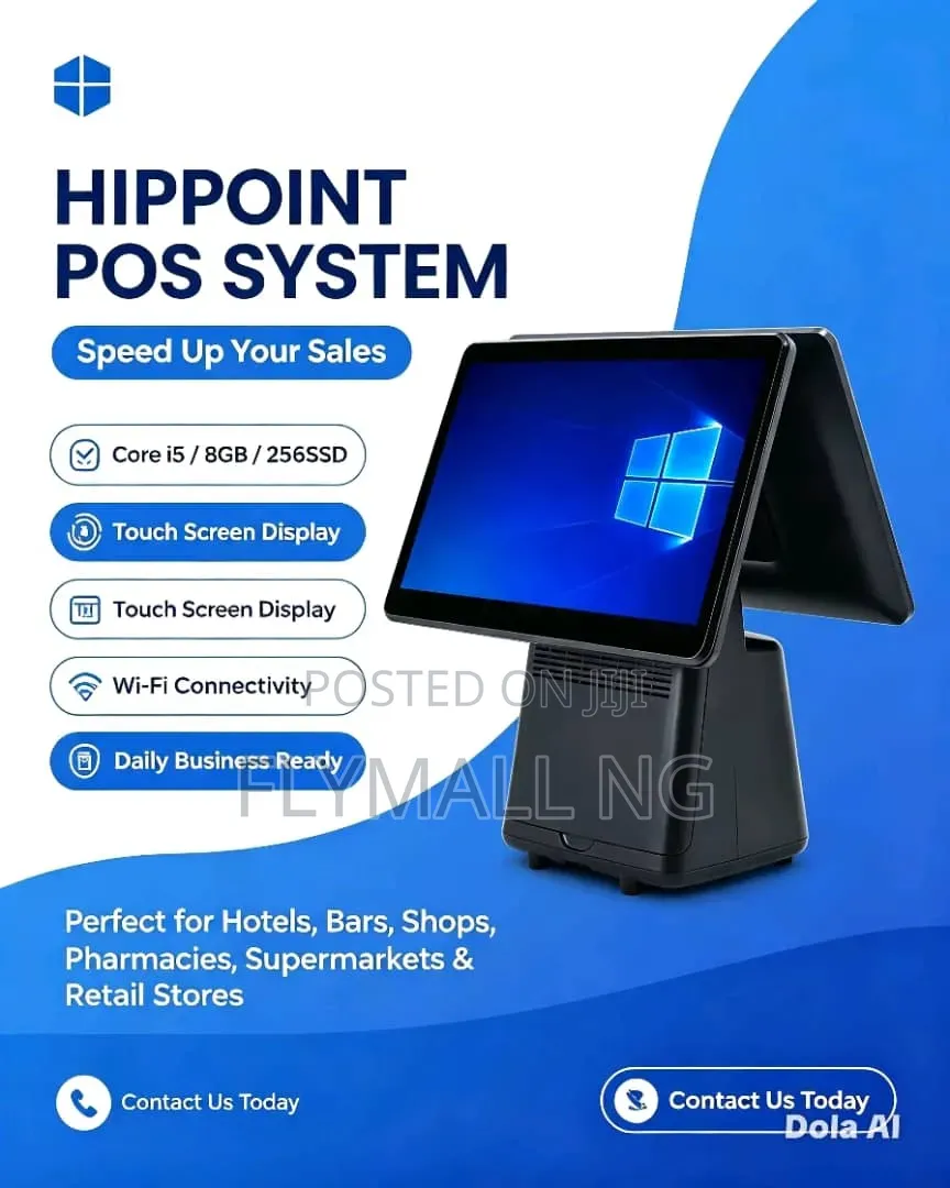 Hippoint POS System Touchscreen All-in-One Point-of-Sale Pos Terminal