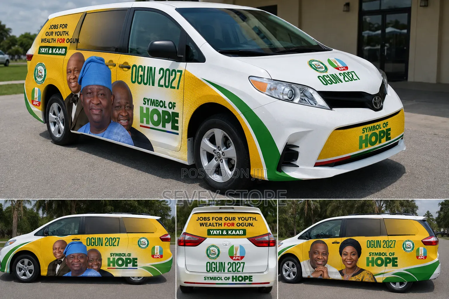 Sienna Bus Branding Services